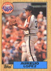 1987 Topps Baseball Cards      659     Aurelio Lopez